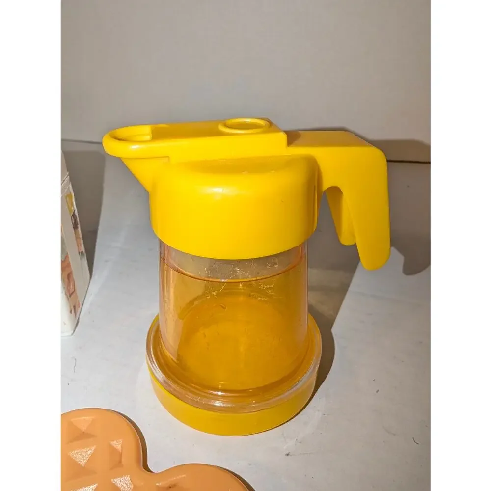 Vintage 1987 Fisher Price Fun Food Rare Magic Syrup Pitcher Waffles Butter Box